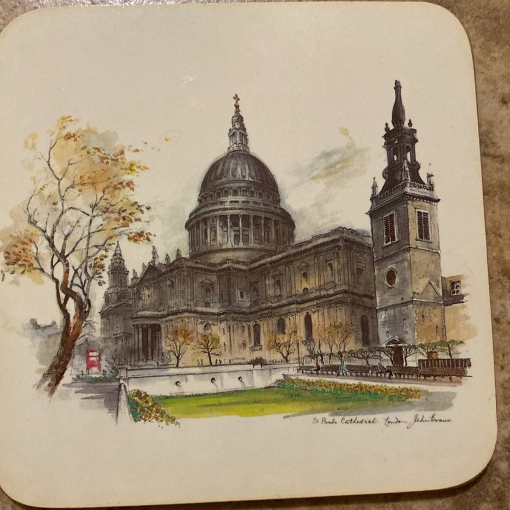 Vintage Clover Leaf London Coaster Set - Picture 8 of 10